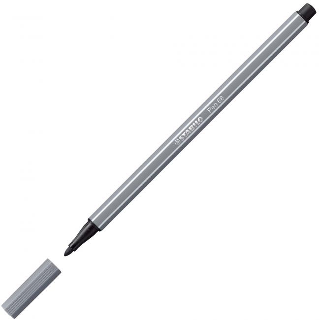 [ST006896] STABILO Pen 68 Marker, dunkelgrau
