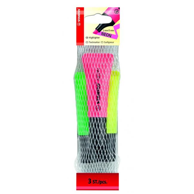 [ST007289] STABILO NEON 3S Textmarker-Set