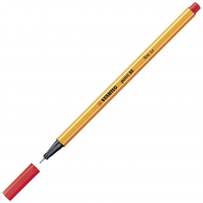 [ST008840] Liner STABILO Point 88 rot