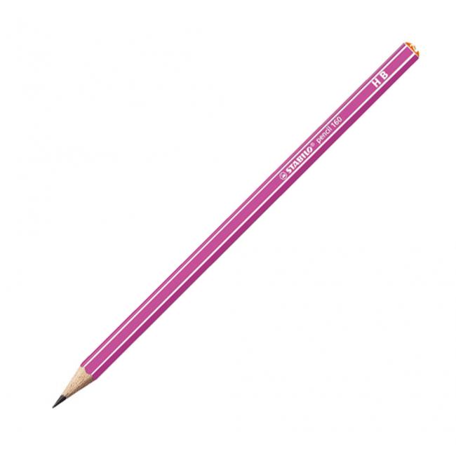 [ST016001] STABILO 160 HB Bleistift, rosa, 12 Stück