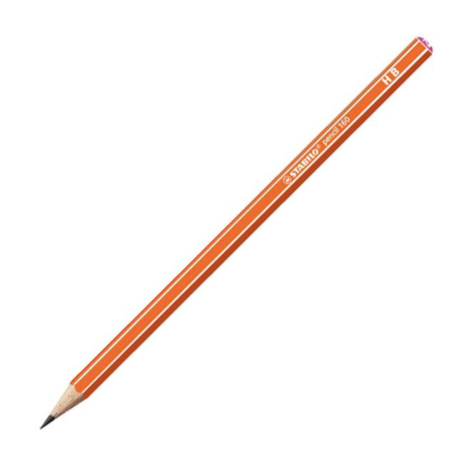 [ST016003] STABILO 160 HB Bleistift orange 12 Stück