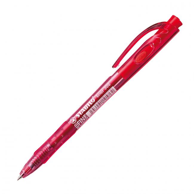 STABILO Liner 308 Kugelschreiber rot