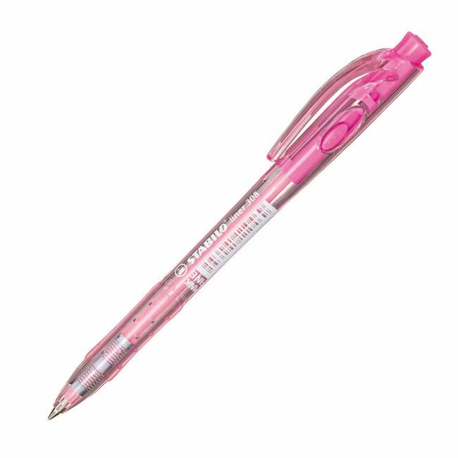 STABILO Liner 308 Kugelschreiber rosa