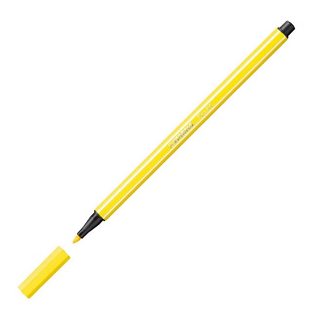 STABILO Pen 68 fluoreszierender gelber Marker