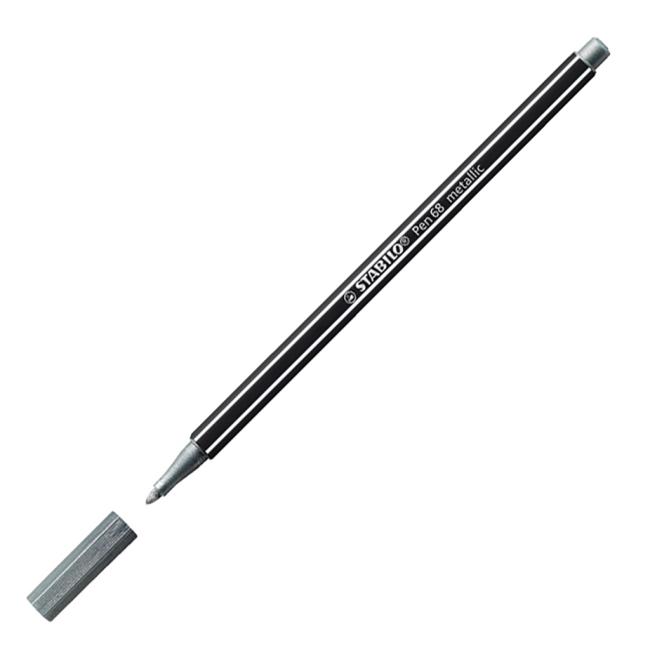 [ST068805] STABILO Pen 68 Metallic-Silbermarker