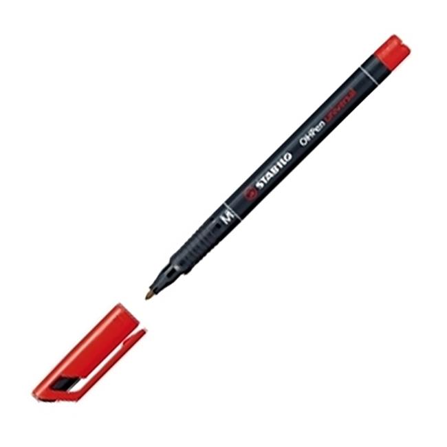 [ST084340] OHP-Marker STABILO 843 M rot