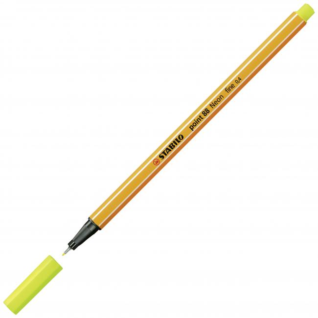 [ST088024] STABILO Point 88 Liner Neongelb