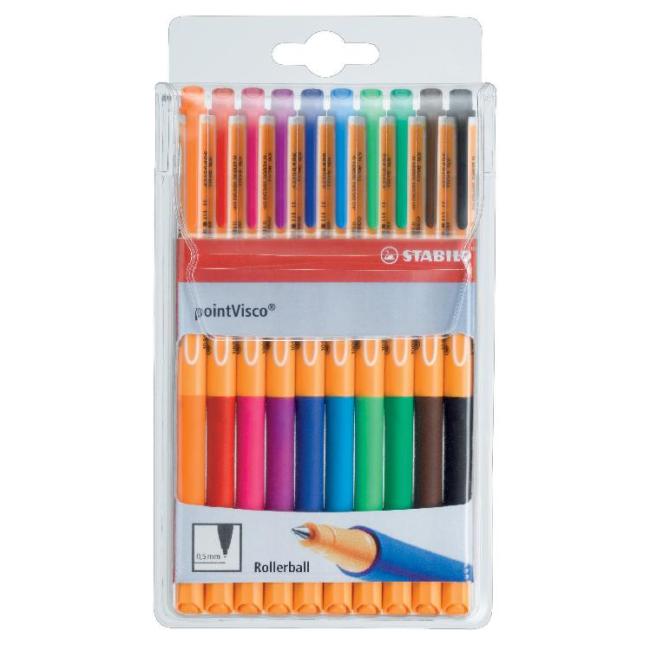 STABILO pointVisco Gelroller-Set, 10-teilig