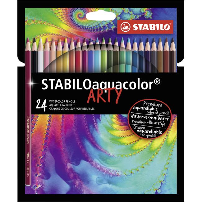 [ST162400] STABILO Aquacolor Buntstifte 24er Set ARTY