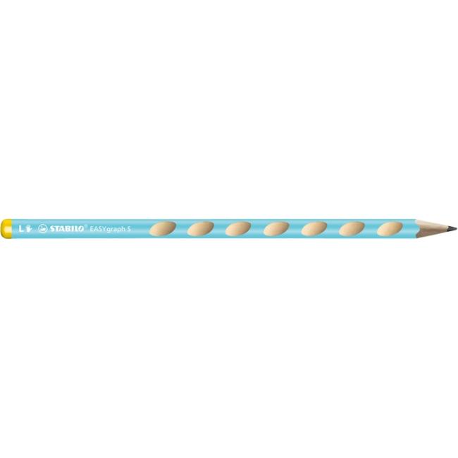 STABILO EASYgraph S Bleistift für Linkshänder, blau, 6 Stück.