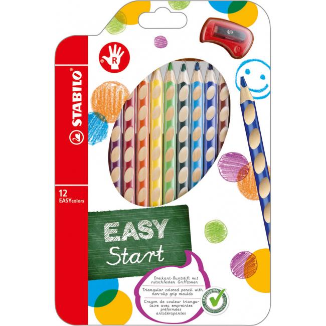 STABILO EASYcolors P Holzstifte, 12er-Set.