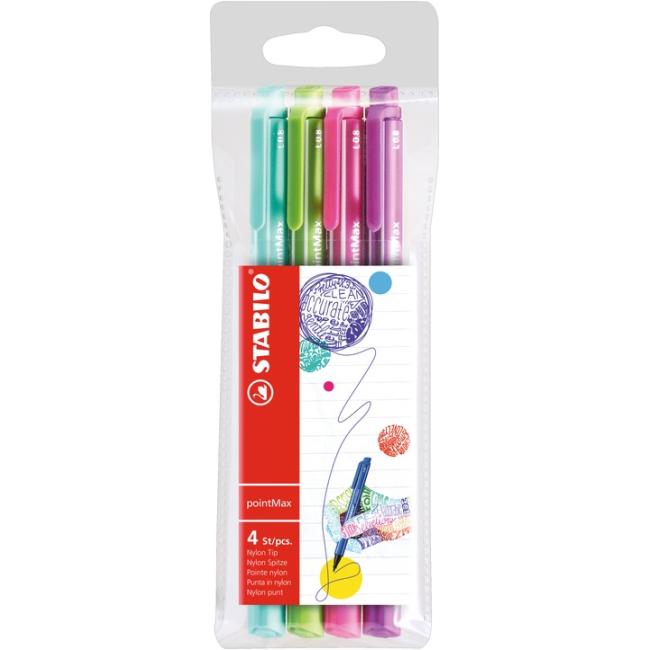 [ST488401] STABILO pointMax Marker-Set, 4-teilig