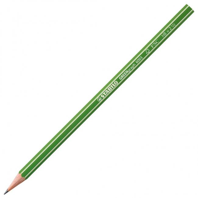 [ST600300] STABILO GREENgraph HB Bleistifte, 12 Stück