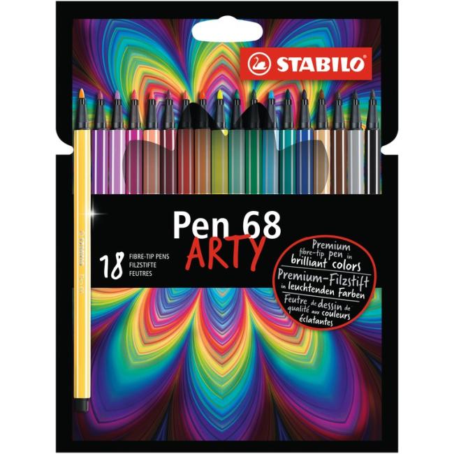 [ST681820] STABILO Pen 68/18S 'ARTY' Marker-Set
