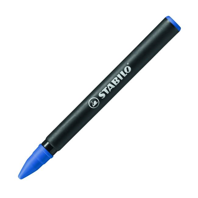 [ST689041] Stabilo Easy Original Medium Rollerball-Mine, blau, 3 Stück.