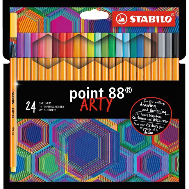 Liniensatz STABILO Punkt 88/24S 'ARTY'