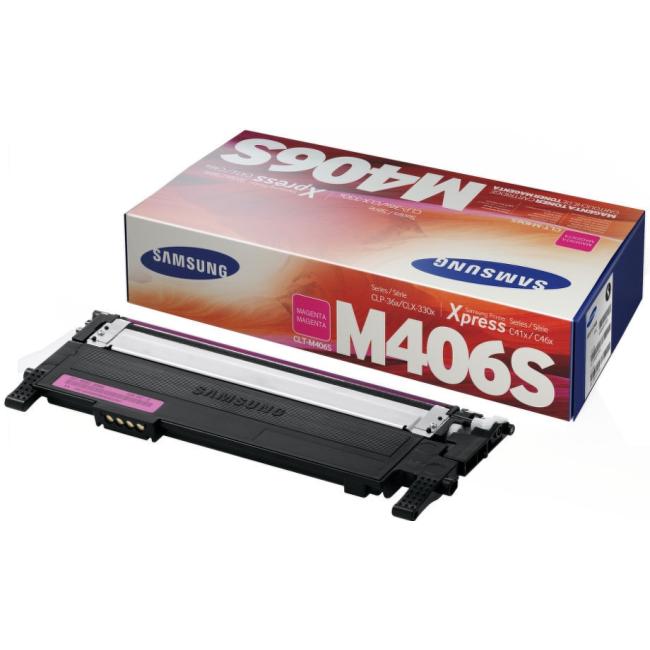 Samsung CLT-M406S Toner für CLP360/365/CLX 3300/3305 Magenta (1.000 Seiten)