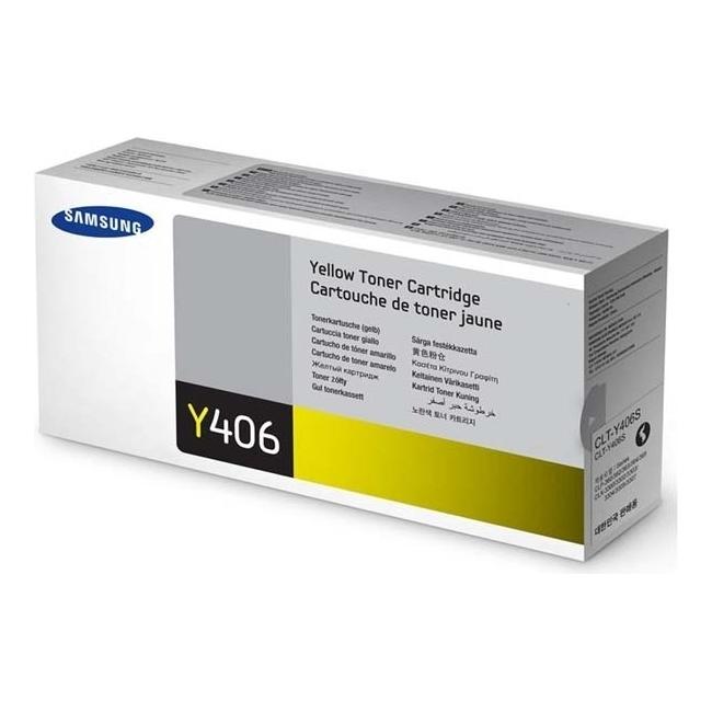 [SU019787] Samsung Toner CLT-Y406S für CLP360/365/CLX 3300/3305 gelb (1.000 Seiten)