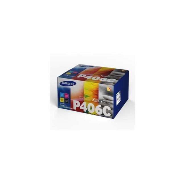 Samsung CLT-P406C Toner-Kombipackung C/M/Y/K für CLP-360/CLP-365/CLX-3300