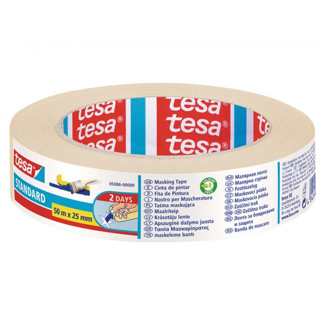 Kreppband TESA 25 mm x 50 m