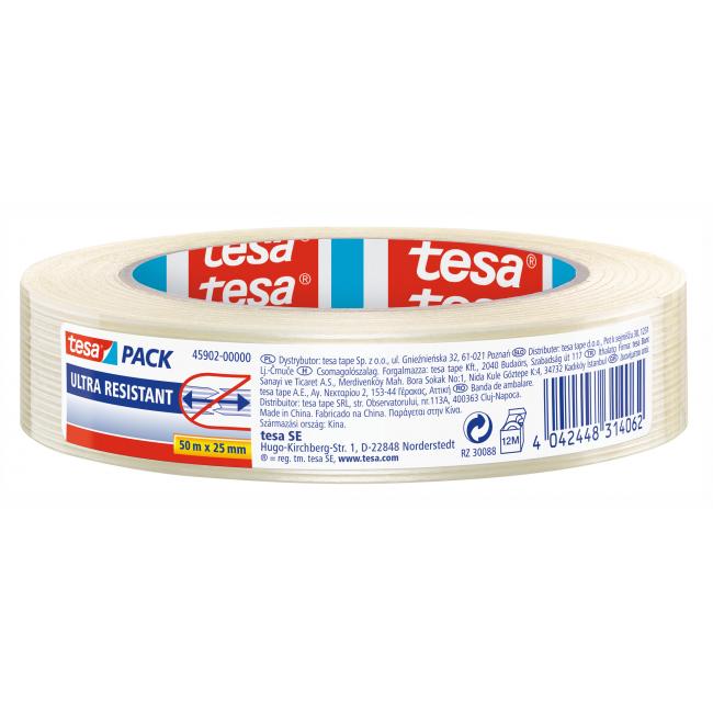 Tesa Filament-Verpackungsklebeband 25 mm x 50 m