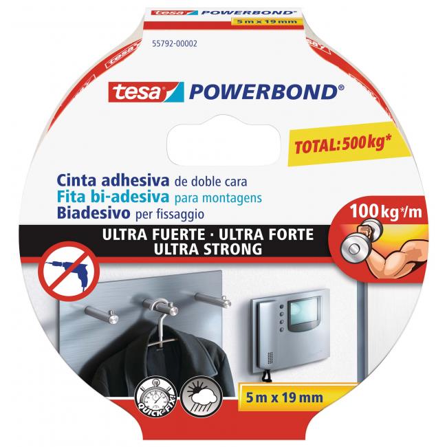 TESA Powerbond ultrastarkes Montageband 19 mm x 5 m