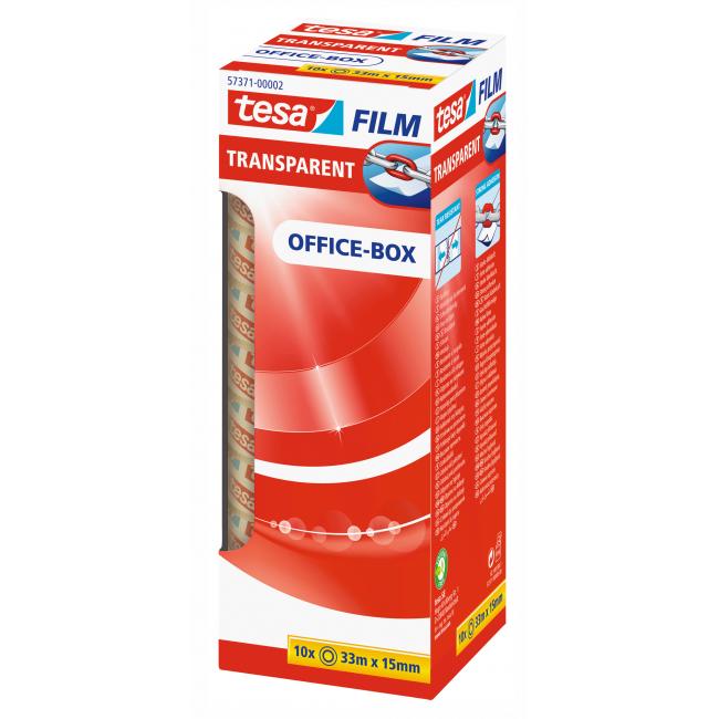 TESA Economy Klebeband, 15 mm x 33 m, 10 Stück.