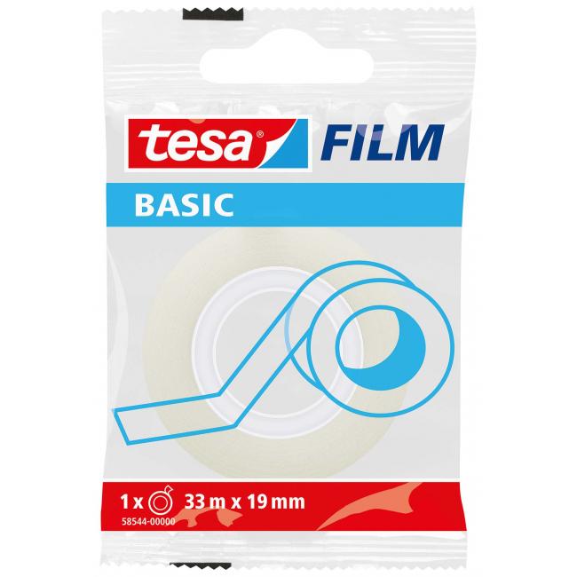 TESA Basic Klebeband 19 mm x 33 m
