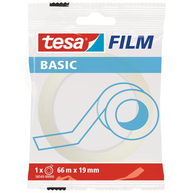 TESA Basic Klebeband 19 mm x 66 m