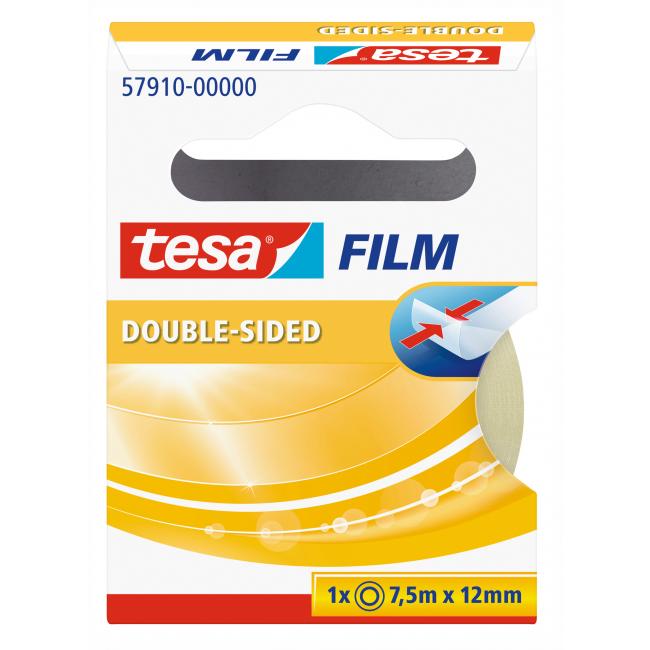 TESA-Doppelseitiges Klebeband 12 mm x 7,5 m