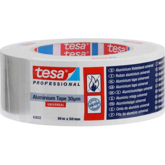 Tesa 63632 Aluminiumband 50 mm x 50 m