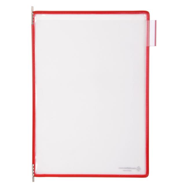[TF114003] Tarifold A4 rote Taschen, von oben zu öffnen, 10 Stück