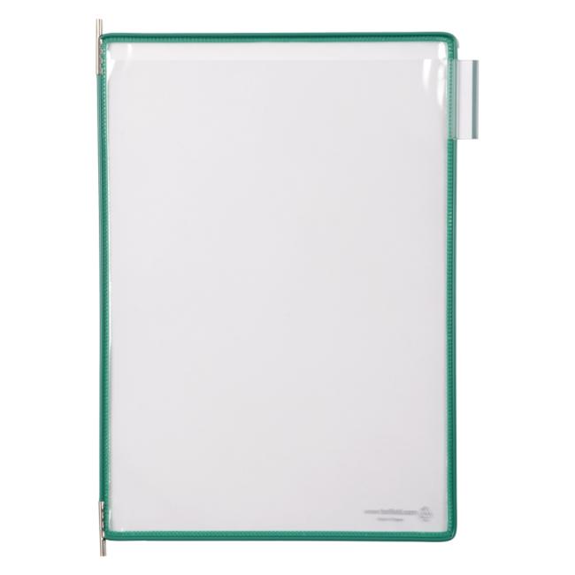 [TF114008] Tarifold A4 grüne, oben zu öffnende Taschen, 10 Stück