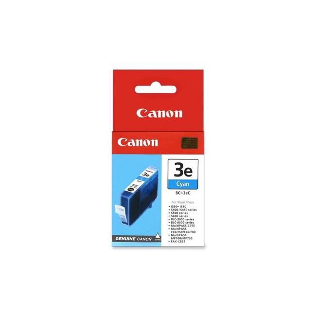 [CA000323] Tintenpatrone Canon BCI-3eC für BJC 3000/6000/S400/500/600/i550/i850 Cyan (390 Seiten)