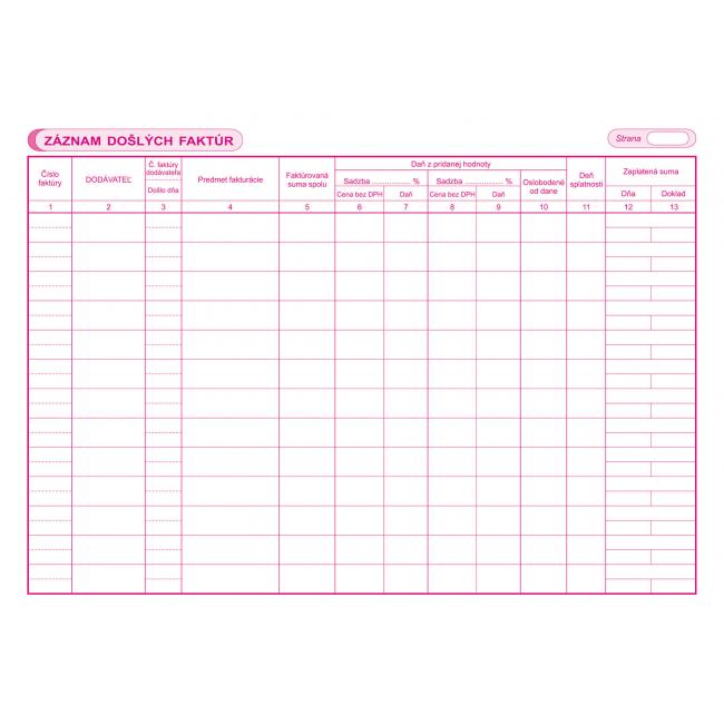 [TL117000] Eingangsrechnungsblock, A4, 30 Blatt