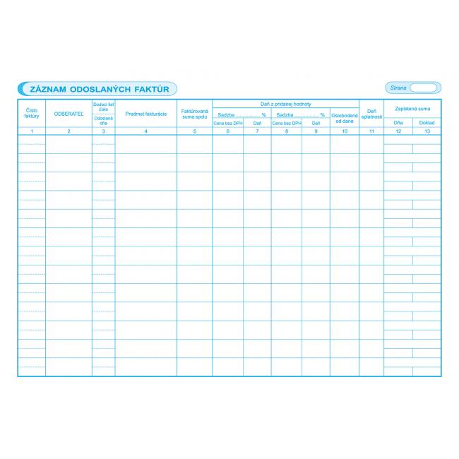 Block mit versandten Rechnungen, A4, 30 Blatt