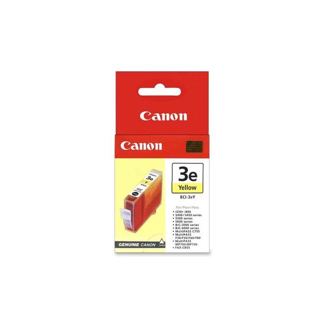 [CA000325] Canon BCI-3eY Tintenpatrone für BJC 3000/6000/S400/500/600/i550/i850 gelb (390 Seiten)