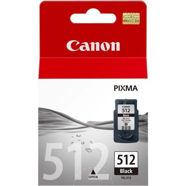 Canon PG-512 Tintenpatrone für MP 240/250/260/270/490/iP 2700 Schwarz (15 ml)