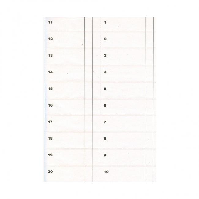 Gutscheinheft A4, recycelt, Zellstoff.