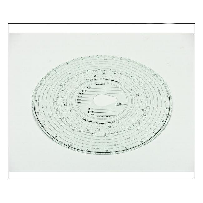 [TL449100] Tachographenscheiben Kienzle 125-24 4KA, 100 Stück.