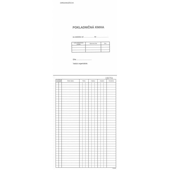 [TL940001] Kassenbuch, A4, nummeriert, 50 Blatt à 2 Blatt, zum Selbstausdrucken