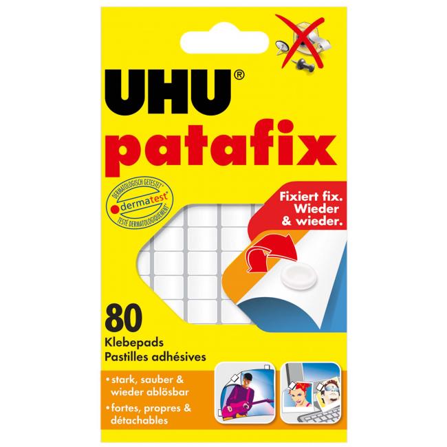 UHU Patafix weißer Klebstoffgummi