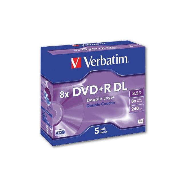 Verbatim DVD+R 8x DL 8,5 GB