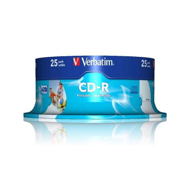 [VE043439] Verbatim CD-R 25 Stück druckbare Kuchen