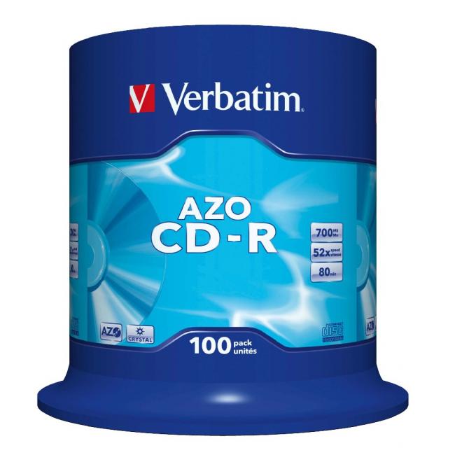 Verbatim CD-R 700 MB Kuchen 100 Stück