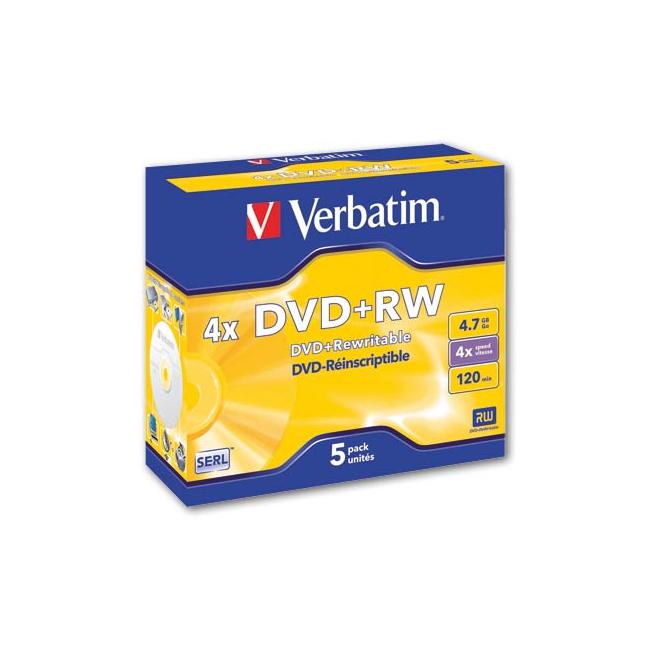 [VE832289] Verbatim DVD+RW 4x klassisches Cover