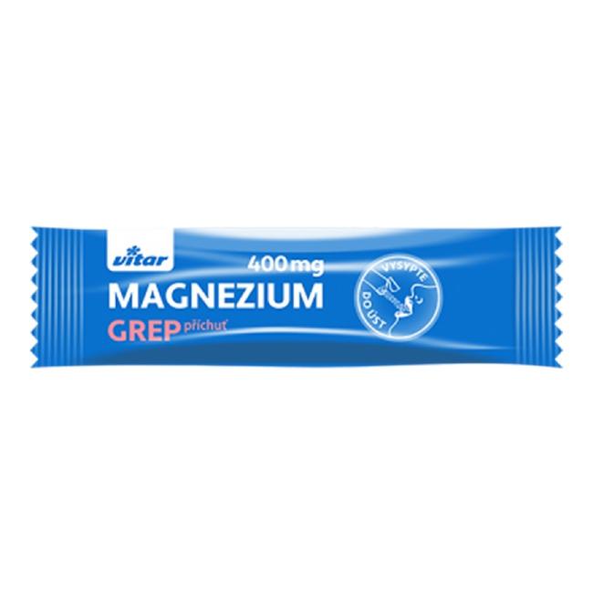 [VI400621] Vitar MAGNESIUM 400 mg + Vitamine B6 und C mit Grapefruitgeschmack, (20 Beutel)