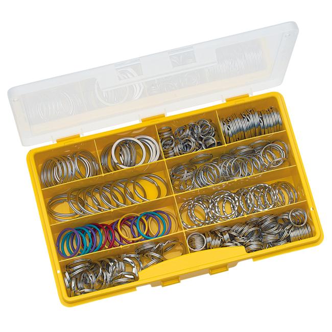 [WE262300] WEDO Schlüsselanhänger, verschiedene Durchmesser, 300 Stück