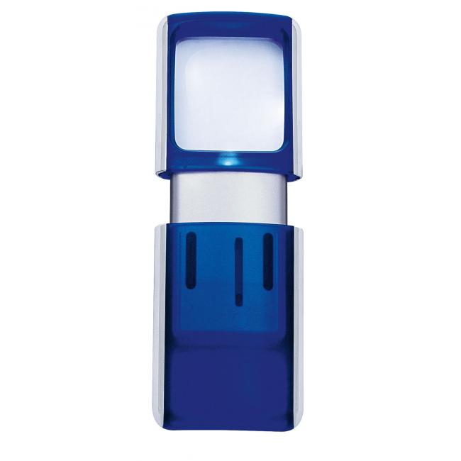 [WE717503] Vergrößerungsglas 3,5 x 3,8 cm mit blauer Hintergrundbeleuchtung