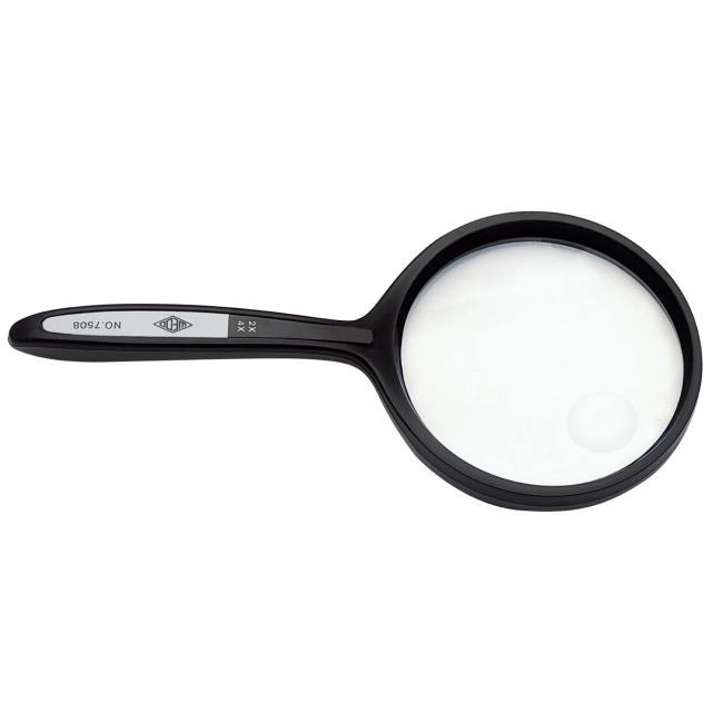 [WE717508] Klassische Lupe, 6,35 cm, 2-fache und 4-fache Vergrößerung